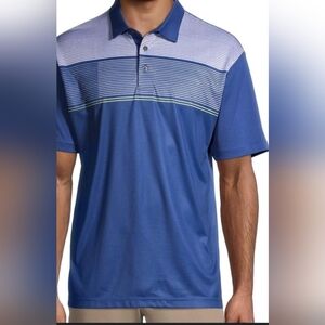 Ben Hogan Performance Polo Shirt Pansy Blue Mens Size Medium